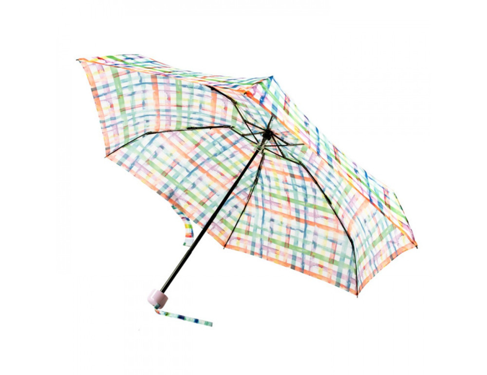 Парасолька жіноча Fulton Soho-2 L859 Rainbow Check (Радужная клетка) - Фотографія № 4