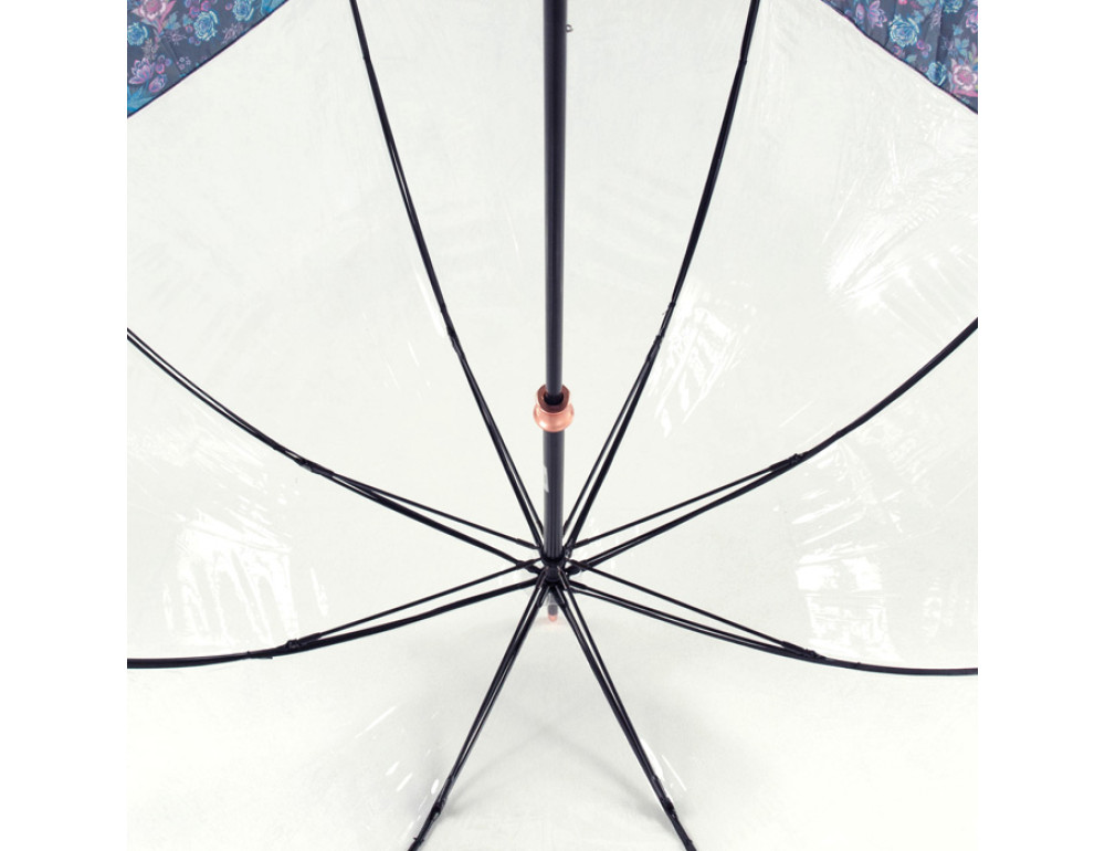 Парасолька-тростина жіноча Fulton Birdcage-2 Luxe L866 Luminous Floral (Светящиеся цветы) - Фотографія № 6