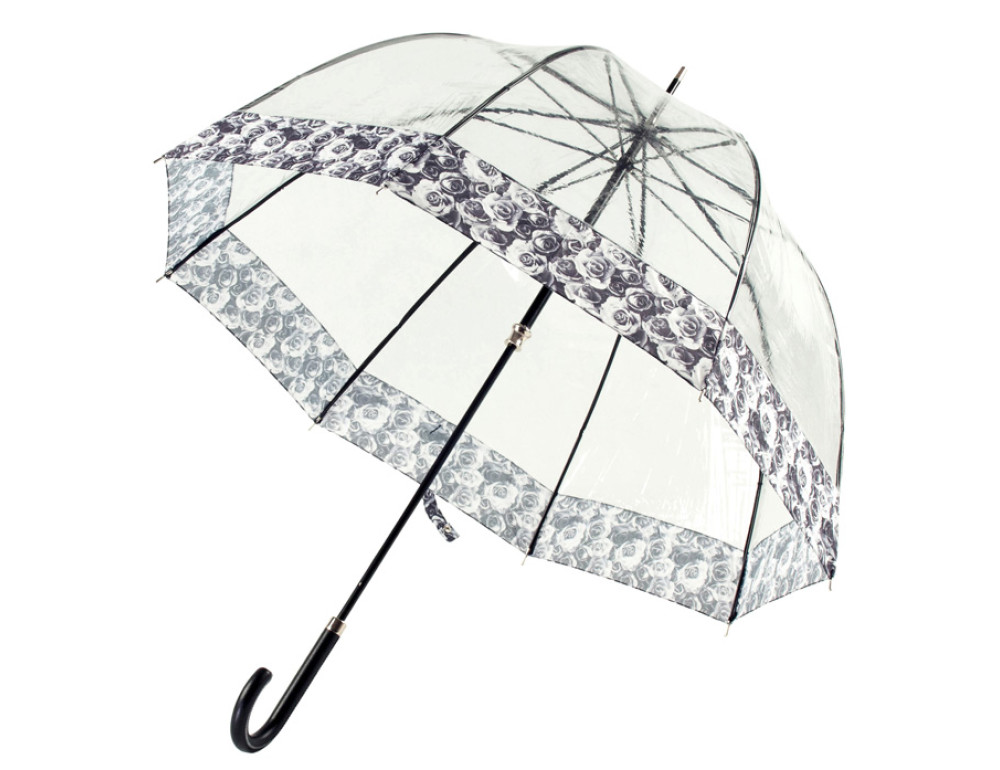 Парасолька-тростина жіноча Fulton Birdcage-2 Luxe L866 Photo Rose (Розы) - Фотографія № 3