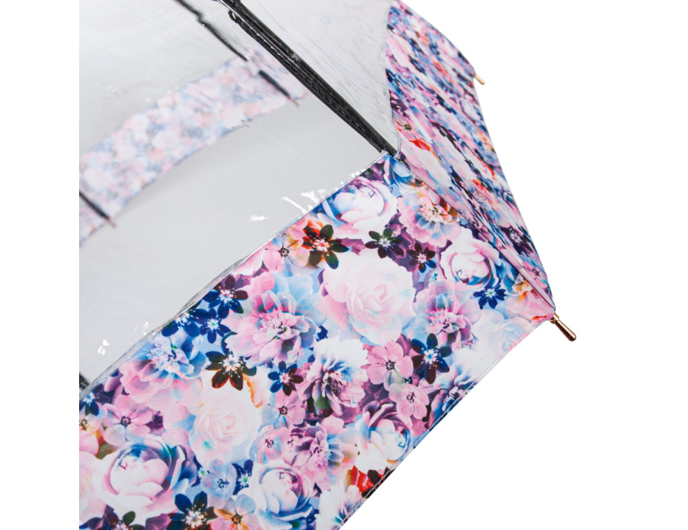 Парасолька-тростина жіноча Fulton L866 Birdcage-2 Luxe Digital Blossom (Цветок) - Фотографія № 13