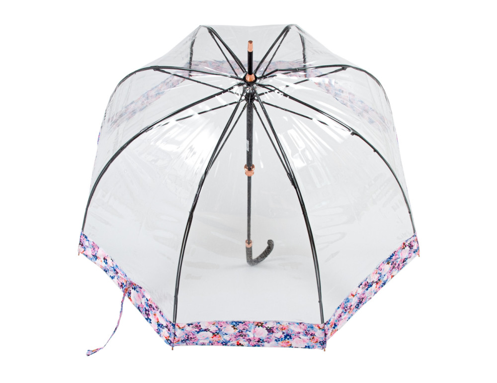Парасолька-тростина жіноча Fulton L866 Birdcage-2 Luxe Digital Blossom (Цветок) - Фотографія № 5