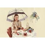 Парасолька жіноча Fulton L866- Birdcage-2 Luxe Love Hearts (Любов серця) - Фотографія № 101