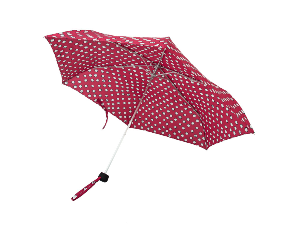 Парасолька жіноча Fulton L869-038512 Lulu Guinness Minilite-2 Polka Pearls - Фотографія № 3
