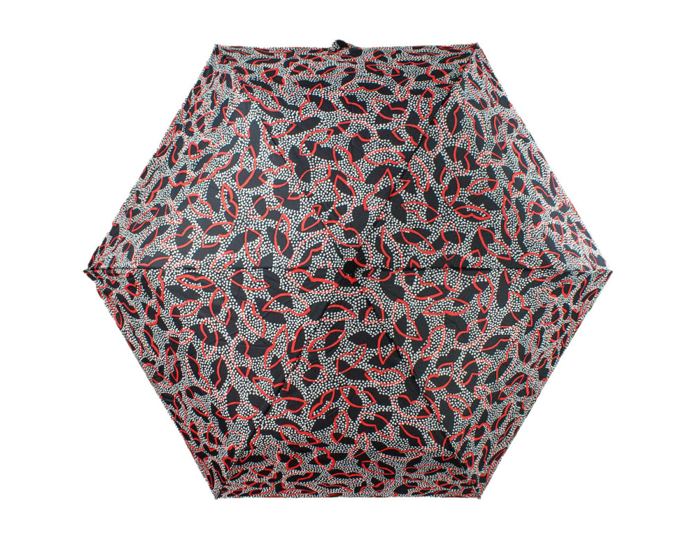 Парасолька жіноча Fulton L869-038529 Lulu Guinness Minilite-2 Dotty Lips - Фотографія № 2
