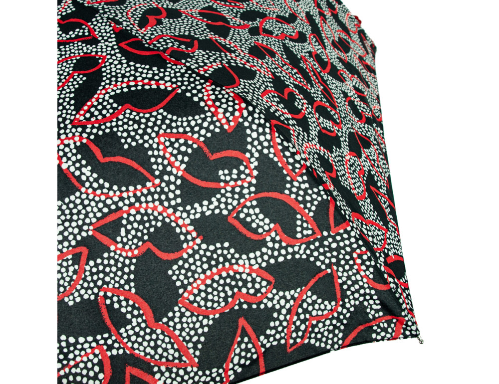 Парасолька жіноча Fulton L869-038529 Lulu Guinness Minilite-2 Dotty Lips - Фотографія № 11