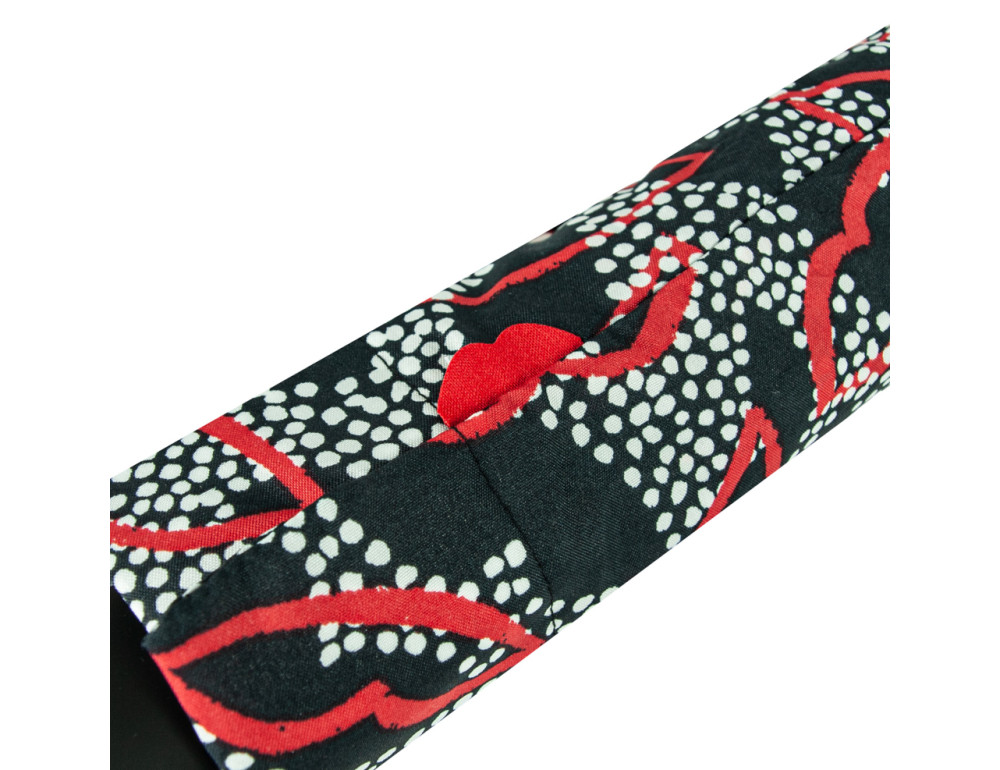 Парасолька жіноча Fulton L869-038529 Lulu Guinness Minilite-2 Dotty Lips - Фотографія № 9