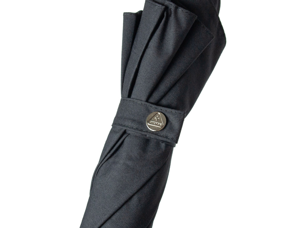 Парасолька-тростина чорного кольору велика Fulton Hampstead-1 L893 - Black (Чорний) - Фотографія № 11