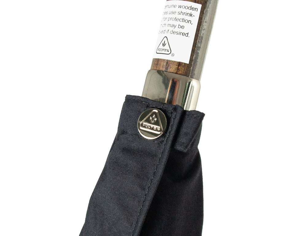Парасолька-тростина чорного кольору велика Fulton Hampstead-1 L893 - Black (Чорний) - Фотографія № 14