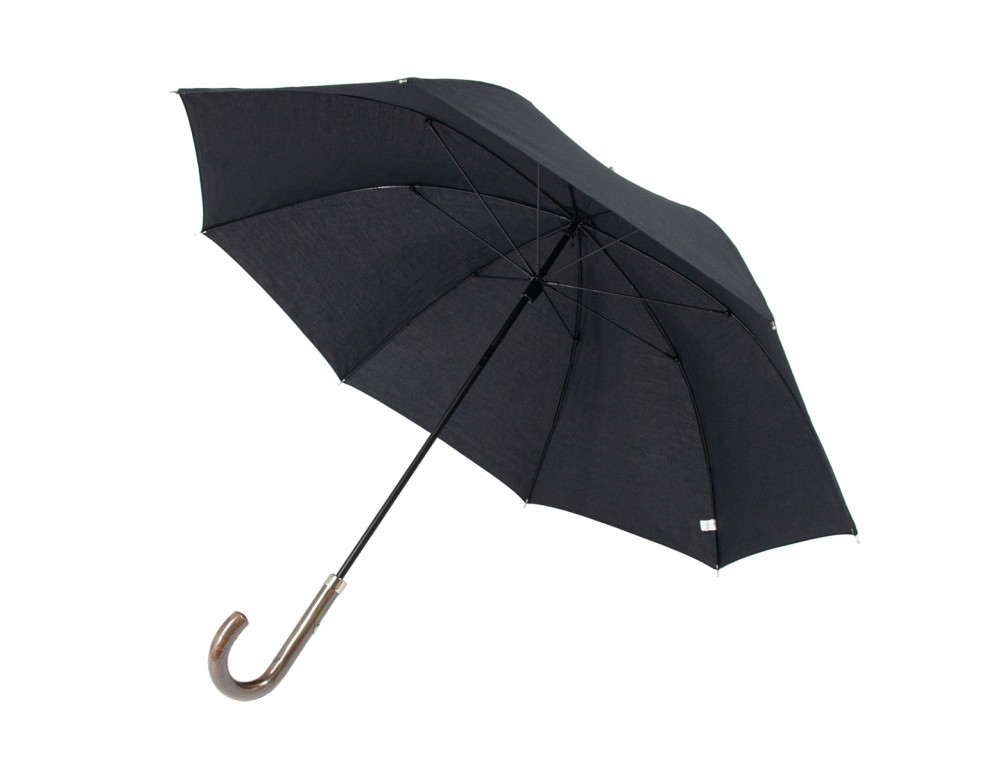 Парасолька-тростина чорного кольору велика Fulton Hampstead-1 L893 - Black (Чорний) - Фотографія № 7