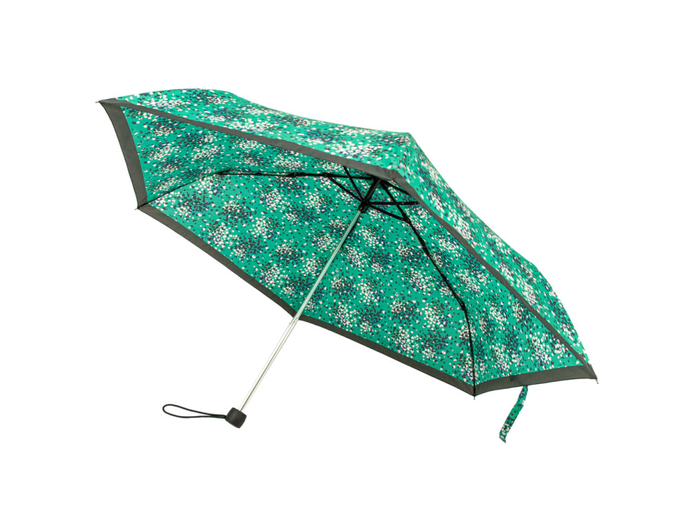 Зонт женский Fulton L902-038857 Superslim-2 Emerald Hearts (Изумрудные сердца) - Фото № 3