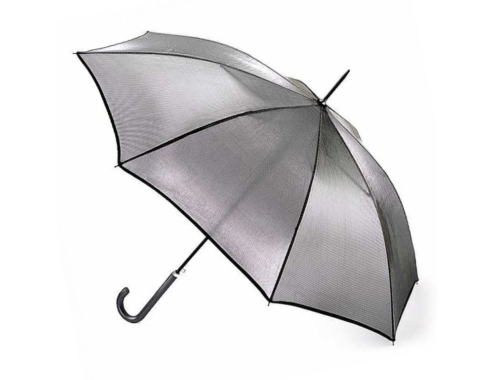 Парасолька-тростина жіночав срібному кольорі Fulton L903 Kew-2 Silver Iridescent (Серебро) - Фотографія № 1 Парасолька-тростина жіночав срібному кольорі Fulton L903 Kew-2 Silver Iridescent (Серебро) - Фотографія № 1
