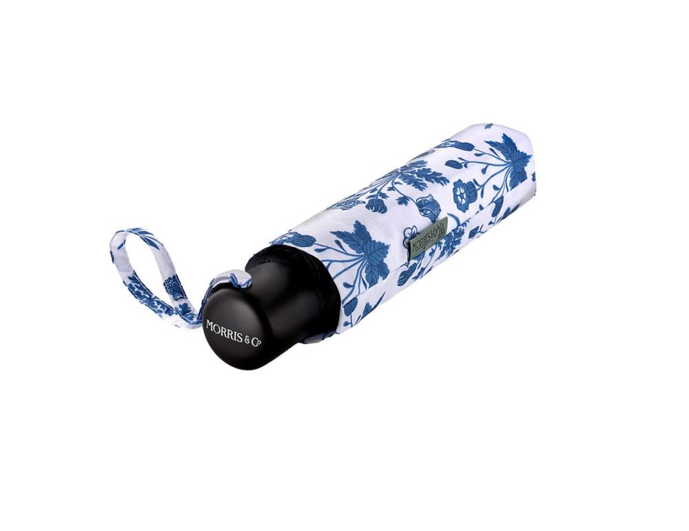 Жіноча парасолька Fulton L907-041826 Morris & Co. Minilite-2 UV Daisy Blue Ivory - Фотографія № 2