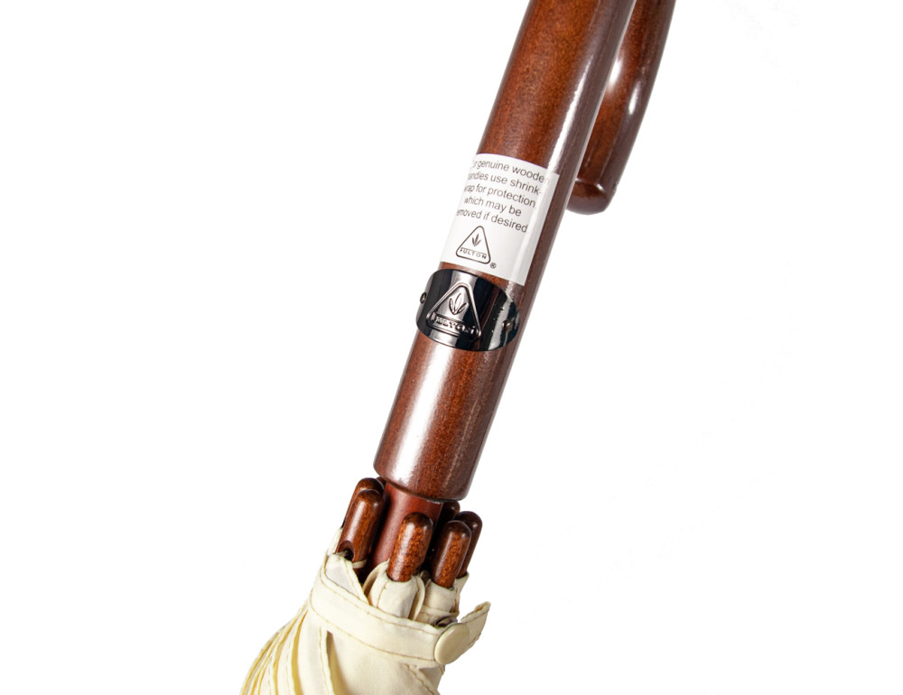 Парасолька жіноча Fulton L908-039595 Kensington UV Star Cream - Фотографія № 12