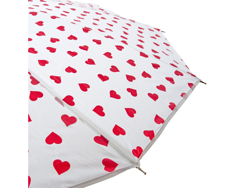 Парасолька жіноча Fulton L909-041031 Heart Walker-1 Mini Hearts (Змінює колір) - Фотографія № 12