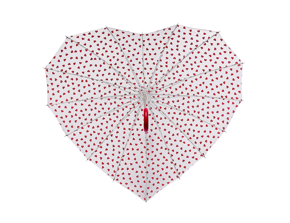 Парасолька жіноча Fulton L909-041031 Heart Walker-1 Mini Hearts (Змінює колір) - Фотографія № 14
