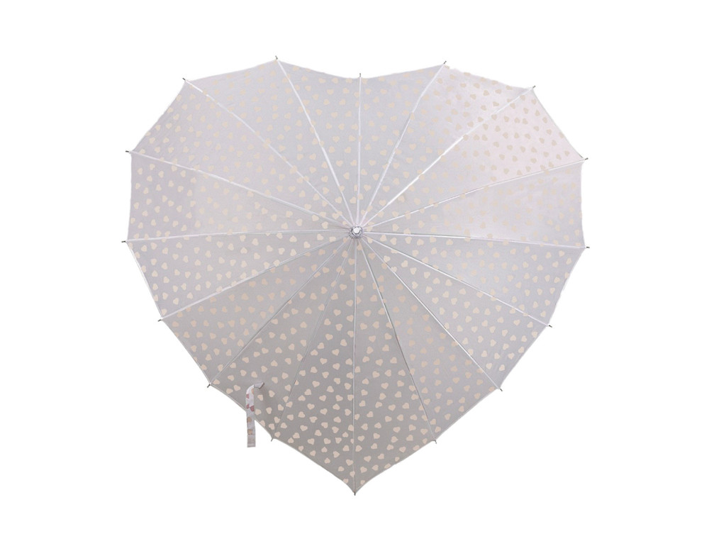 Парасолька жіноча Fulton L909-041031 Heart Walker-1 Mini Hearts (Змінює колір) - Фотографія № 5