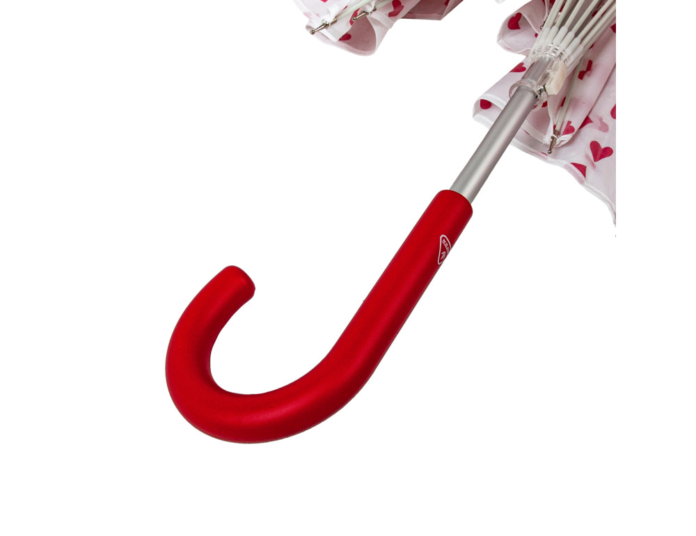 Парасолька жіноча Fulton L909-041031 Heart Walker-1 Mini Hearts (Змінює колір) - Фотографія № 9