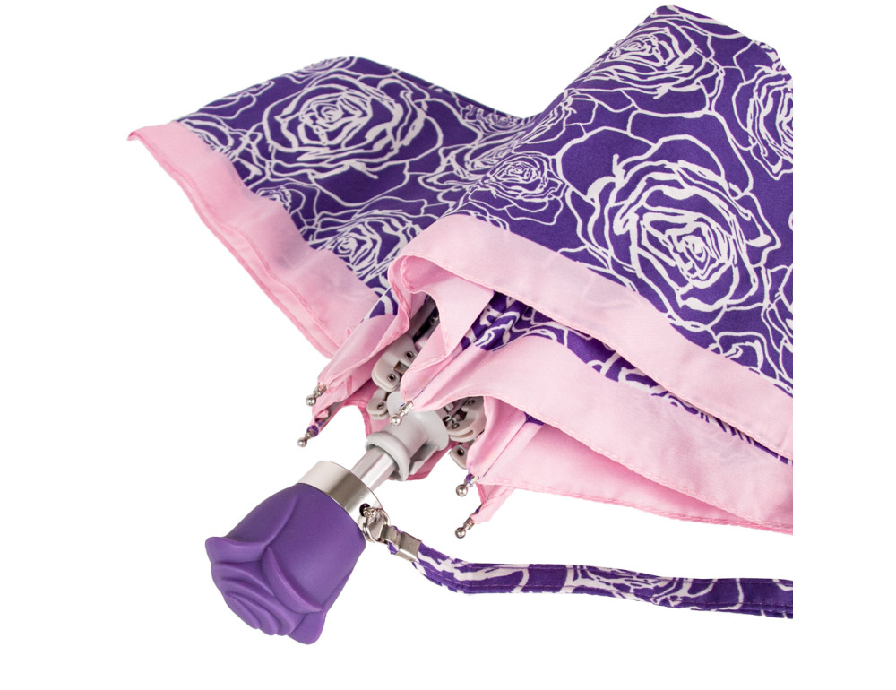 Парасолька жіноча Fulton L926 Curio-2 UV Sketchy Rose (Ескіз троянди) - Фотографія № 6