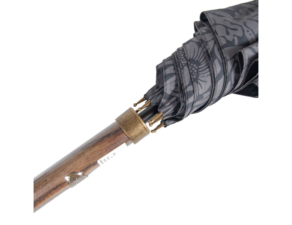 Зонт-трость женский Fulton L936-040706 Morris & Co Hampstead UV Strawberry Thief Graphite - Фото № 16