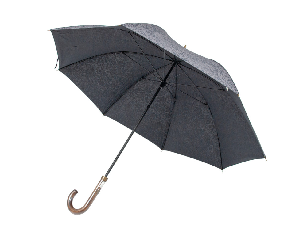 Зонт-трость женский Fulton L936-040706 Morris & Co Hampstead UV Strawberry Thief Graphite - Фото № 7