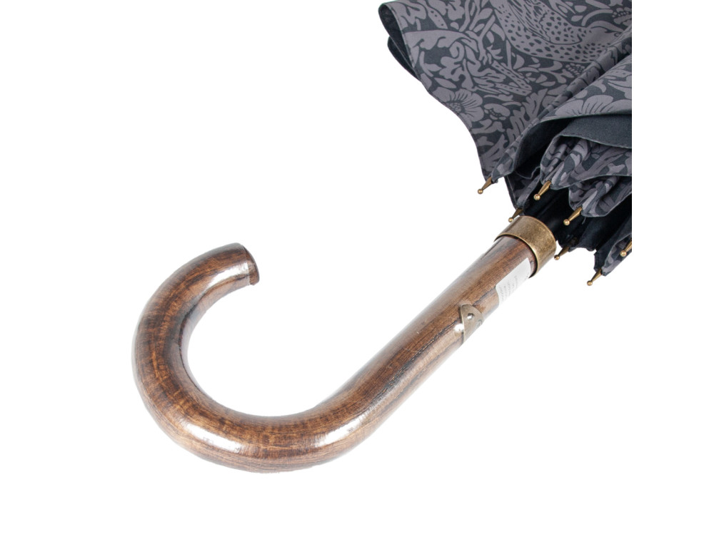 Зонт-трость женский Fulton L936-040706 Morris & Co Hampstead UV Strawberry Thief Graphite - Фото № 9