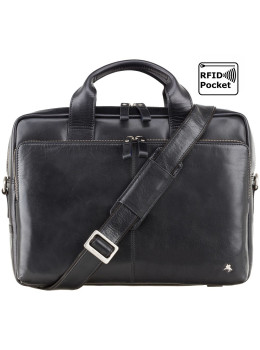Чорна сумка під macbook Visconti ML31 BLK Black