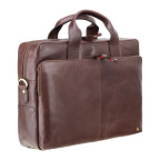 Чоловіча шкіряна сумка під macbook Visconti ML31 BRN коричнева (brown) - Фотографія № 101