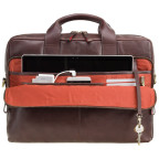 Чоловіча шкіряна сумка під macbook Visconti ML31 BRN коричнева (brown) - Фотографія № 105
