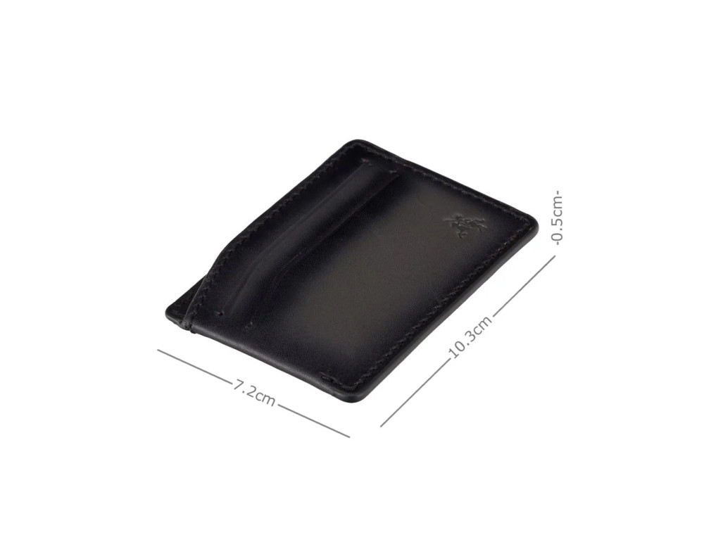 Кожаный картхолдер серого цвета Visconti MT86 B/GREY Luc  - Фото № 3