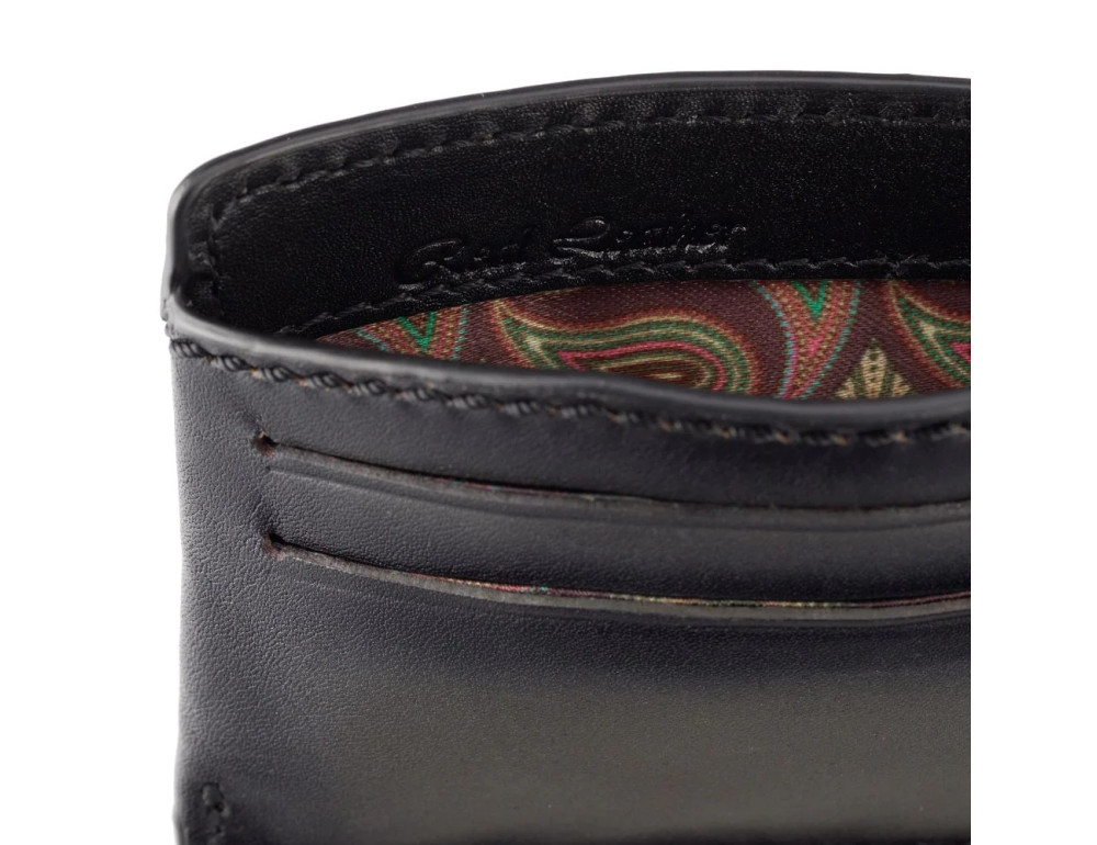 Кожаный картхолдер серого цвета Visconti MT86 B/GREY Luc  - Фото № 6