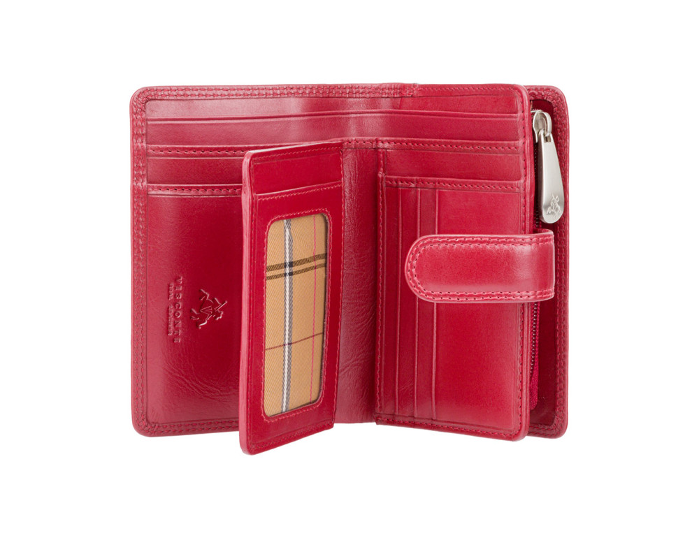 Червоний жіночий портмоне Visconti MZ11 IT RED Venice c RFID (Italian Red) - Фотографія № 2