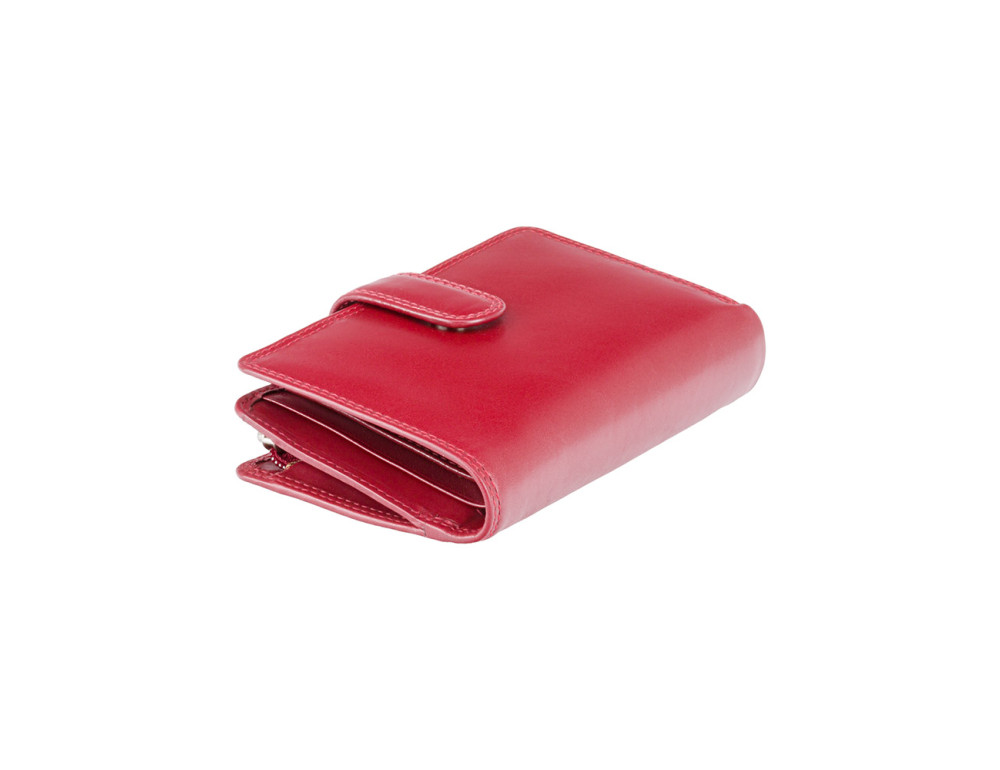 Червоний жіночий портмоне Visconti MZ11 IT RED Venice c RFID (Italian Red) - Фотографія № 3