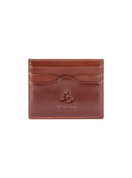 Коричневый кожаный картхолдер Visconti MZ1 IT BRN