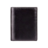 Мужской кожаный кошелек Visconti MZ3 IT BLK - Milan чёрный