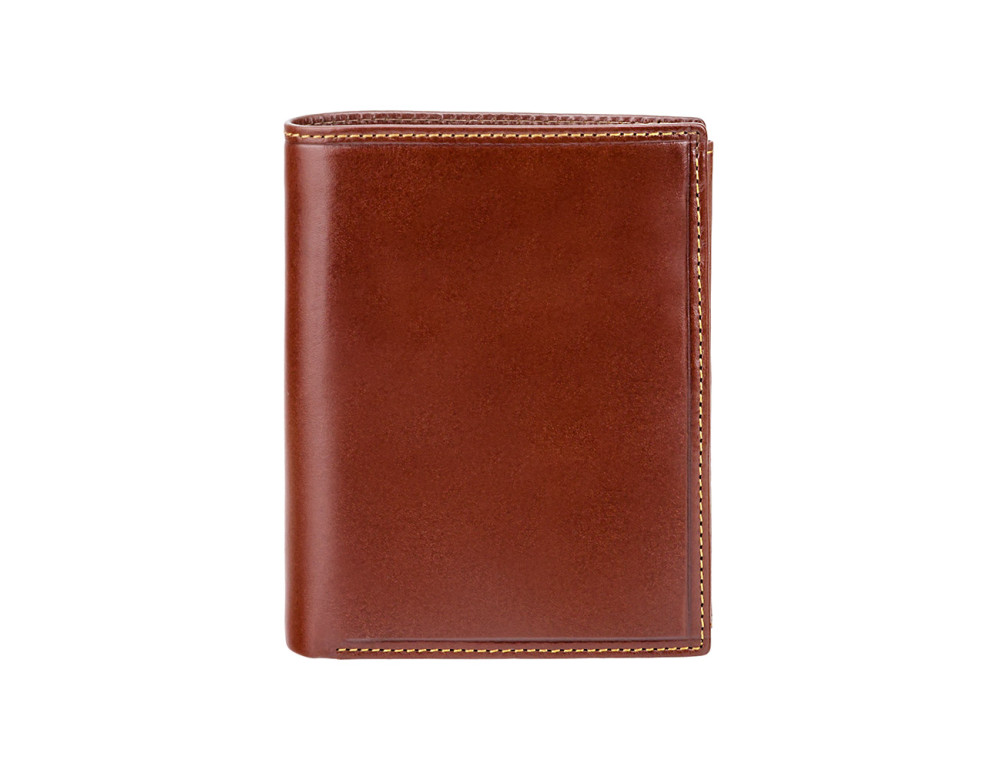 Коричневий чоловічий портмоне Visconti MZ3 Milan c RFID (Italian Brown) - Фотографія № 1