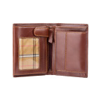 Коричневий чоловічий портмоне Visconti MZ3 Milan c RFID (Italian Brown) - Фотографія № 101