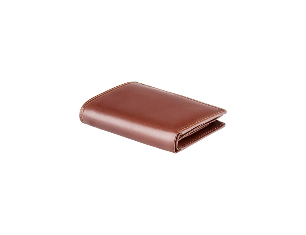 Коричневий чоловічий портмоне Visconti MZ3 Milan c RFID (Italian Brown) - Фотографія № 3