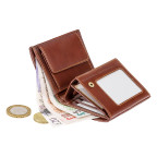 Коричневий чоловічий портмоне Visconti MZ3 Milan c RFID (Italian Brown) - Фотографія № 103