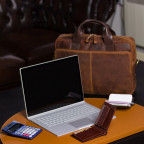 Коричневий чоловічий портмоне з гладкою шкіри Visconti MZ4 IT BRN Lazio c RFID - Фотографія № 104