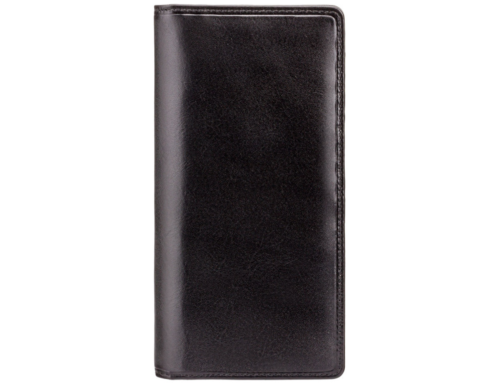 Чорний гаманець чоловічий Visconti MZ6 Turin c RFID Italian Black - Фотографія № 1
