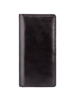 Чорний гаманець чоловічий Visconti MZ6 Turin c RFID Italian Black