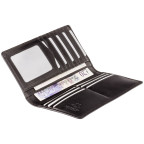 Чорний гаманець чоловічий Visconti MZ6 Turin c RFID Italian Black - Фотографія № 103