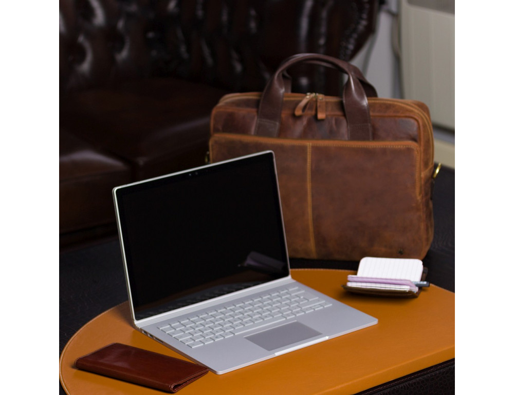 Коричневий гаманець чоловічий Visconti MZ6 IT BRN Turin c RFID Italian Brown - Фотографія № 5