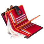 Кошелек женский среднего размера Visconti P1 BERRY Saturn c RFID (Verry Berry) - Фото № 103