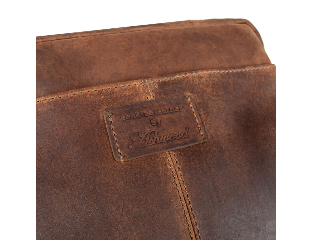 Чоловічі шкіряні сумки через плече Ashwood Leather Paddy Tan - Фотографія № 6