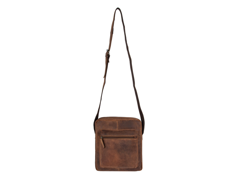 Чоловічі шкіряні сумки через плече Ashwood Leather Paddy Tan - Фотографія № 7