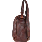 Коричнева шкіряна сумка-слінг Ashwood Leather PERRY VT TAN - Фотографія № 102