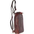Коричнева шкіряна сумка-слінг Ashwood Leather PERRY VT TAN - Фотографія № 103