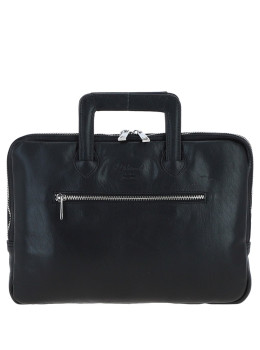 Сумка мужская для ноутбука 13 Ashwood PL45 Black (Черный)