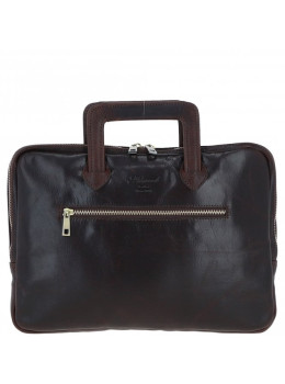 Сумка мужская для ноутбука 13 Ashwood PL45 Brown (Темно-коричневый)